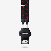 ルトリー・キス ― マグネット式リップポーチ付き iPhone クロスボディケース