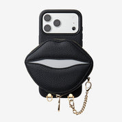 ルトリー・キス ― マグネット式リップポーチ付き iPhone クロスボディケース