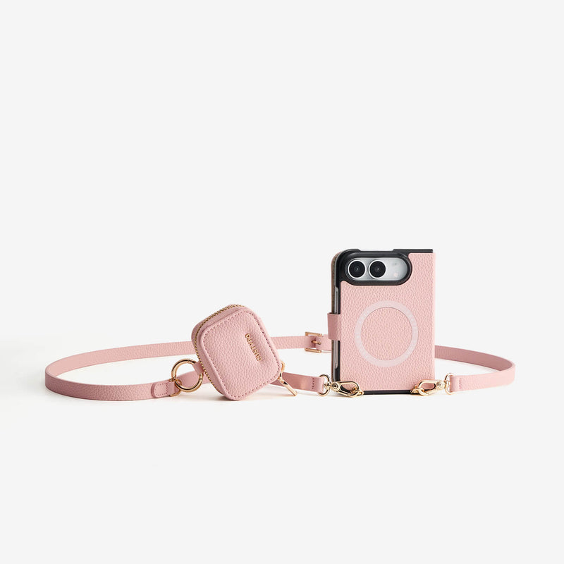 オリジナルデザインセット - iPhone Ultra MagSafe対応クロスボディケース｜AirPodsポーチ付き