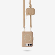 オリジナルデザインセット - iPhone Ultra MagSafe対応クロスボディケース｜AirPodsポーチ付き