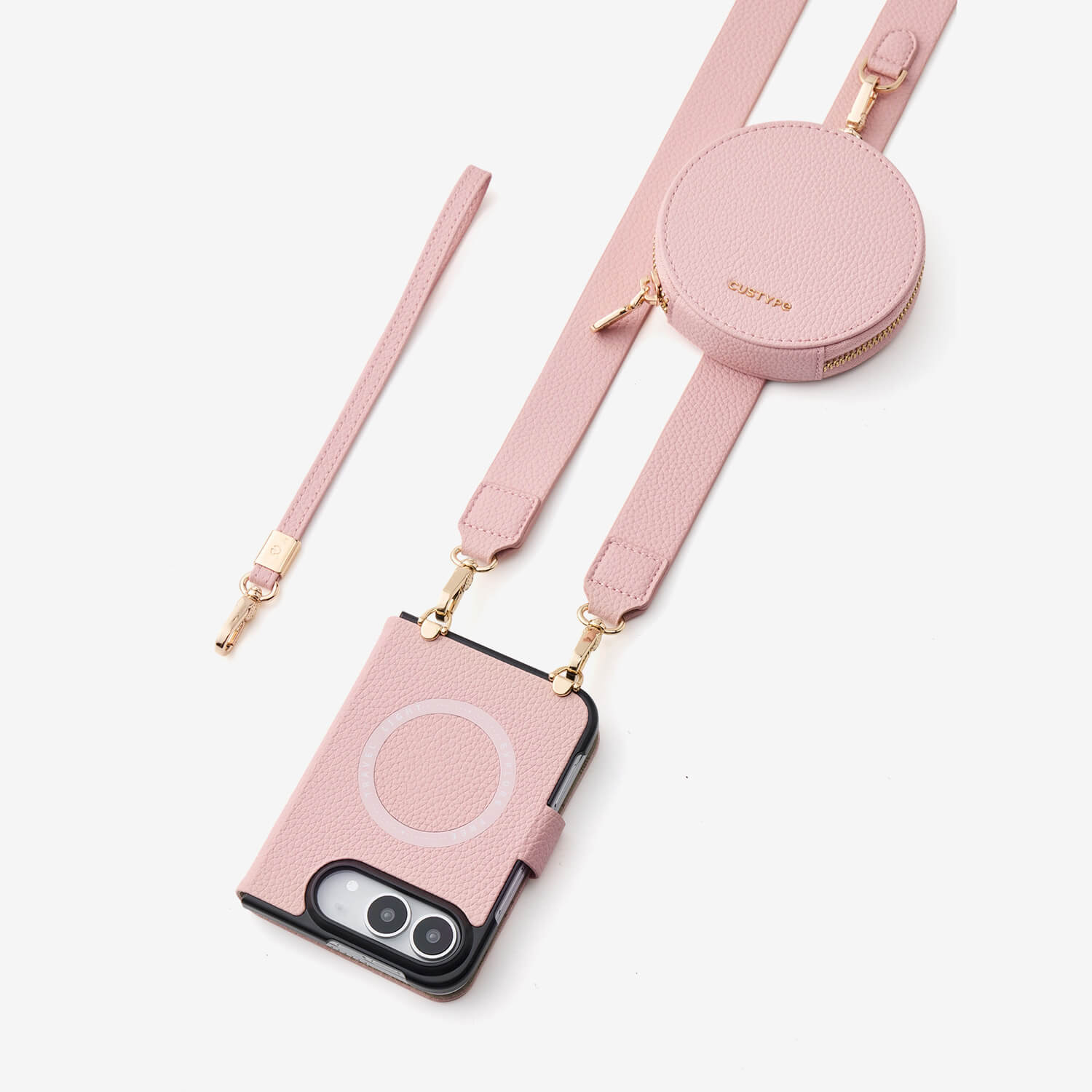 おでかけキット - iPhone Ultra MagSafe対応クロスボディケース｜ワイドストラップ＆ポーチ付き