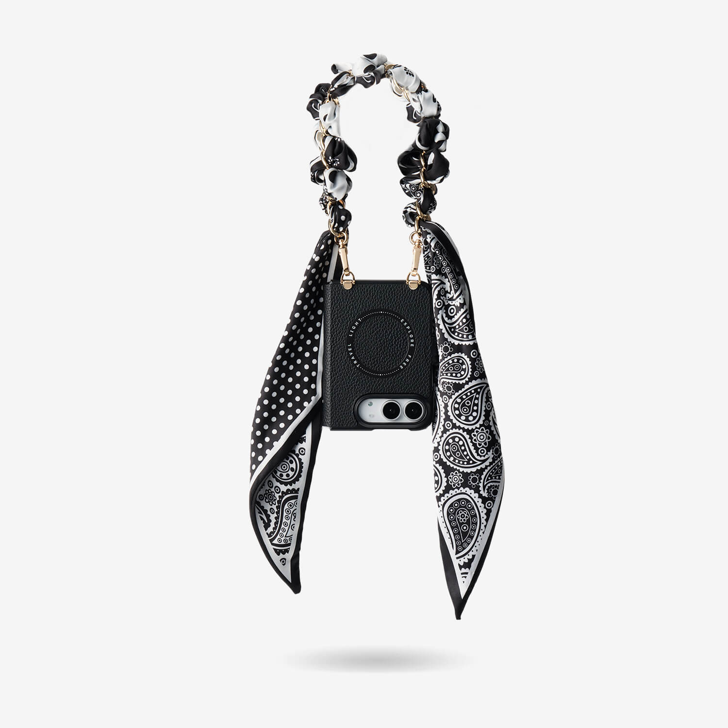 Silk Flair Set- iPhone Ultra Fold Case with Silk Wristlet