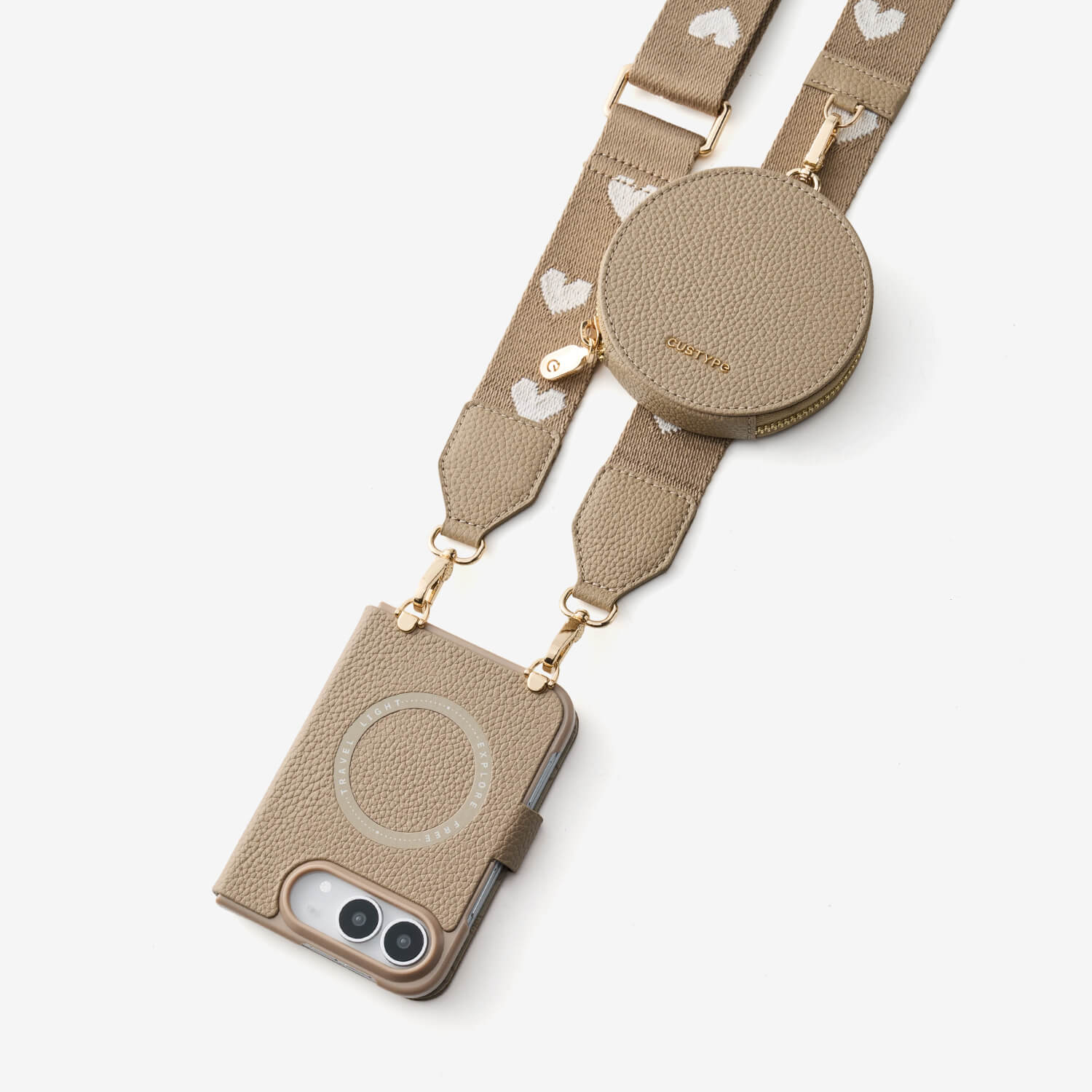 Original Design Set- iPhone Ultra MagSafe Case with Webbing Strap & Pouch