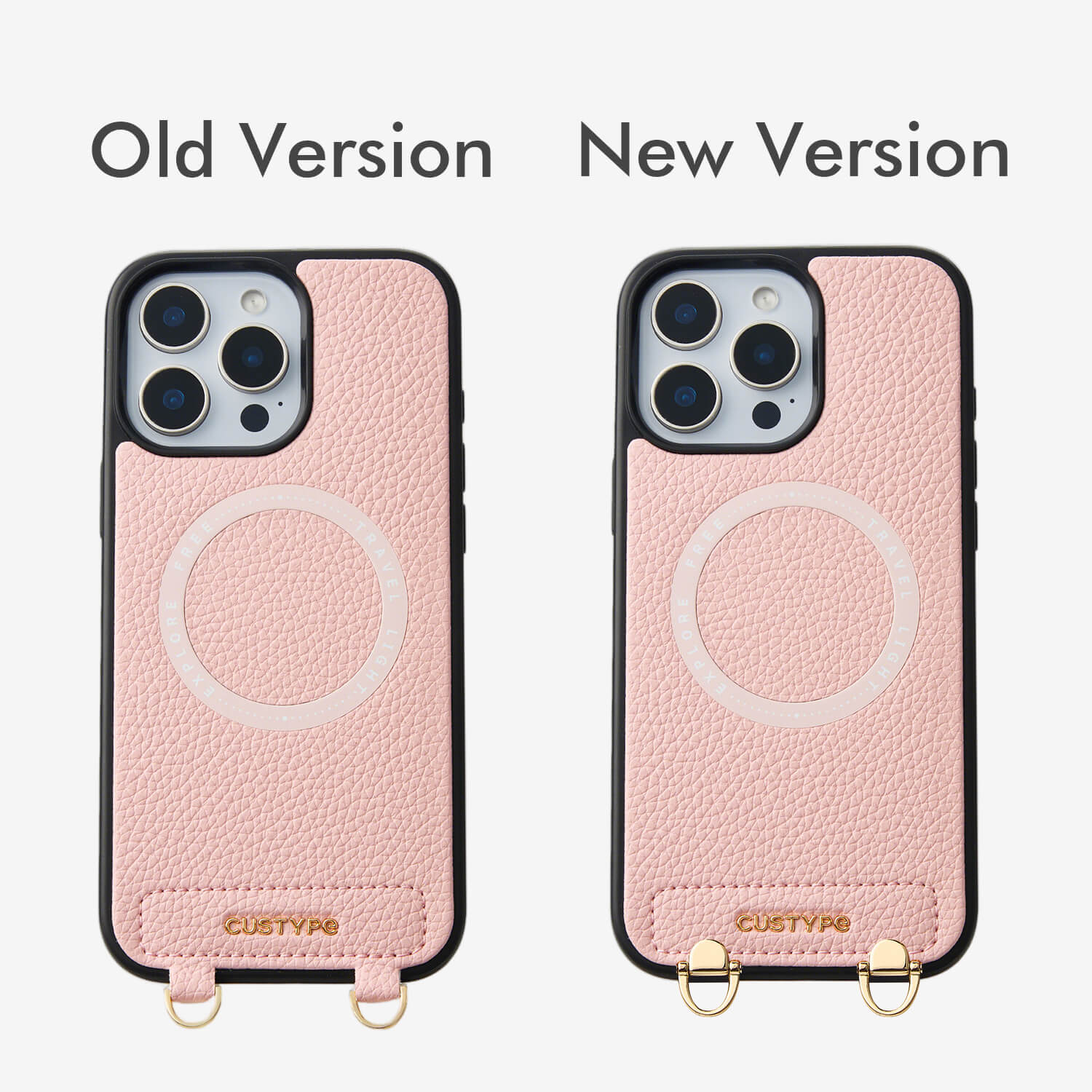 light pink iPhone 16 pro max wallet case