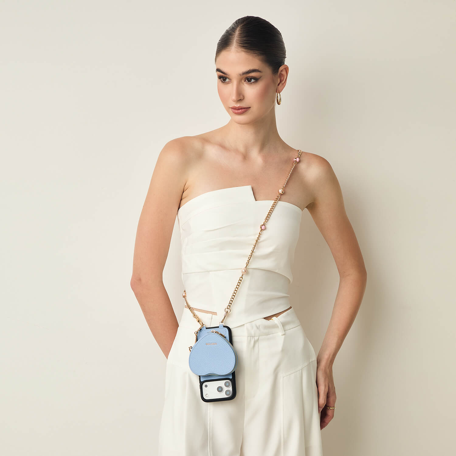 ハートメイトキット - マグネット式ウォレット付きiPhoneケース用ストラップ