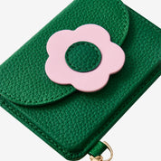 ブルームパル - レザークロスボディスマホケース（スリムウォレット付き）