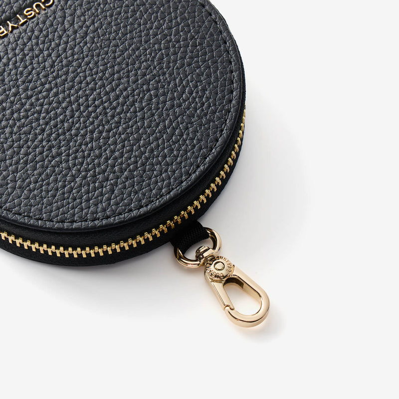 Classic Lychee Round Pouch-Mobile Phone Accessories-Custype