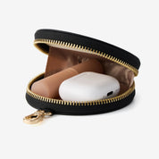 Black Round pouch coin purse
