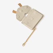 Flutter Flow- Leather Slim Card Holder with Magnetic & Bow