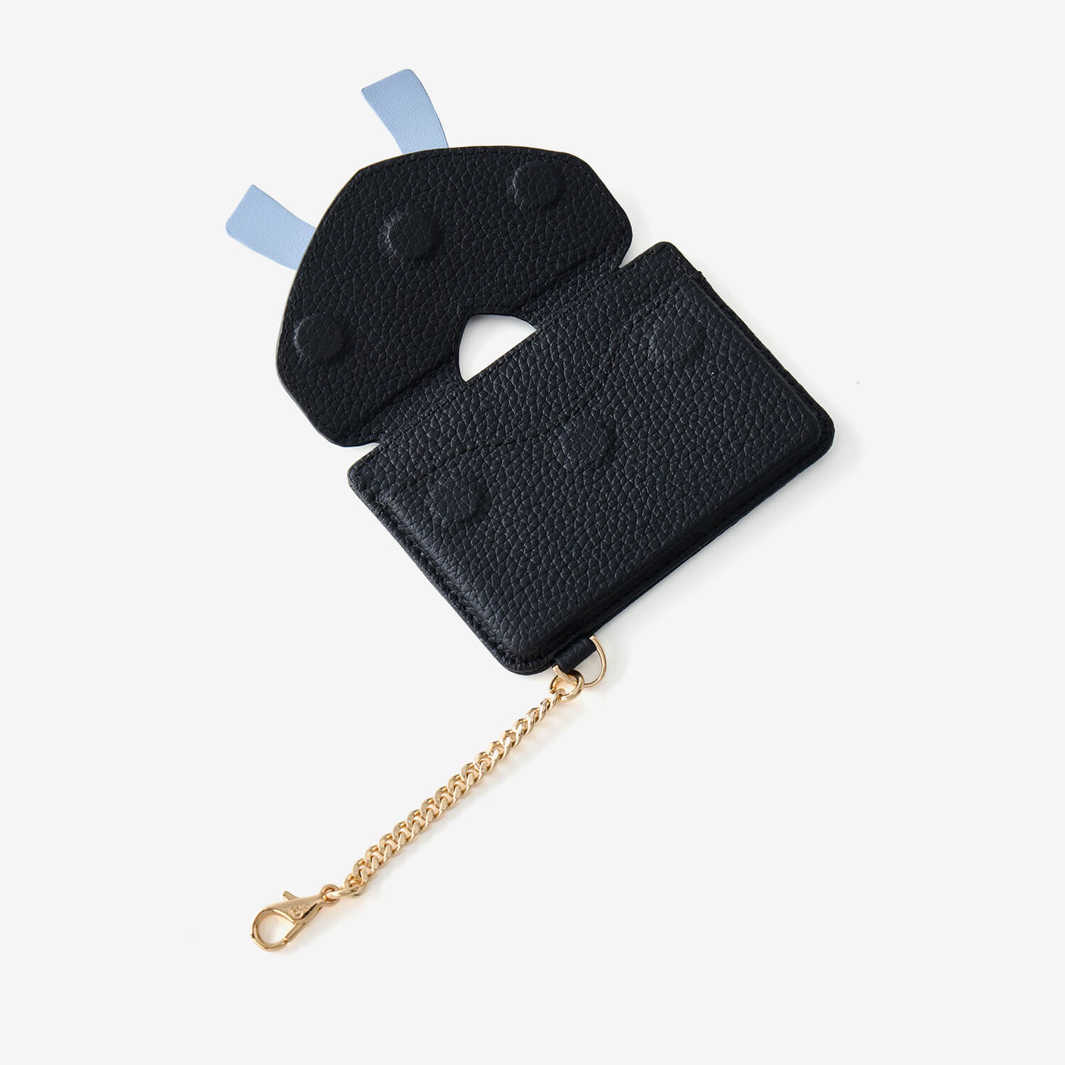 Flutter Flow- Leather Slim Card Holder with Magnetic & Bow