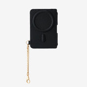 Flutter Flow- Leather Slim Card Holder with Magnetic & Bow