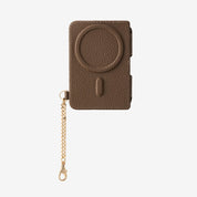 Flutter Flow- Leather Slim Card Holder with Magnetic & Bow