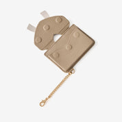 Flutter Flow- Leather Slim Card Holder with Magnetic & Bow