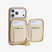 Embroidery Art- iPhone Wallet Case with Adjustable Crossbody Strap