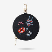 Embroidery Art- iPhone Wallet Case with Adjustable Crossbody Strap