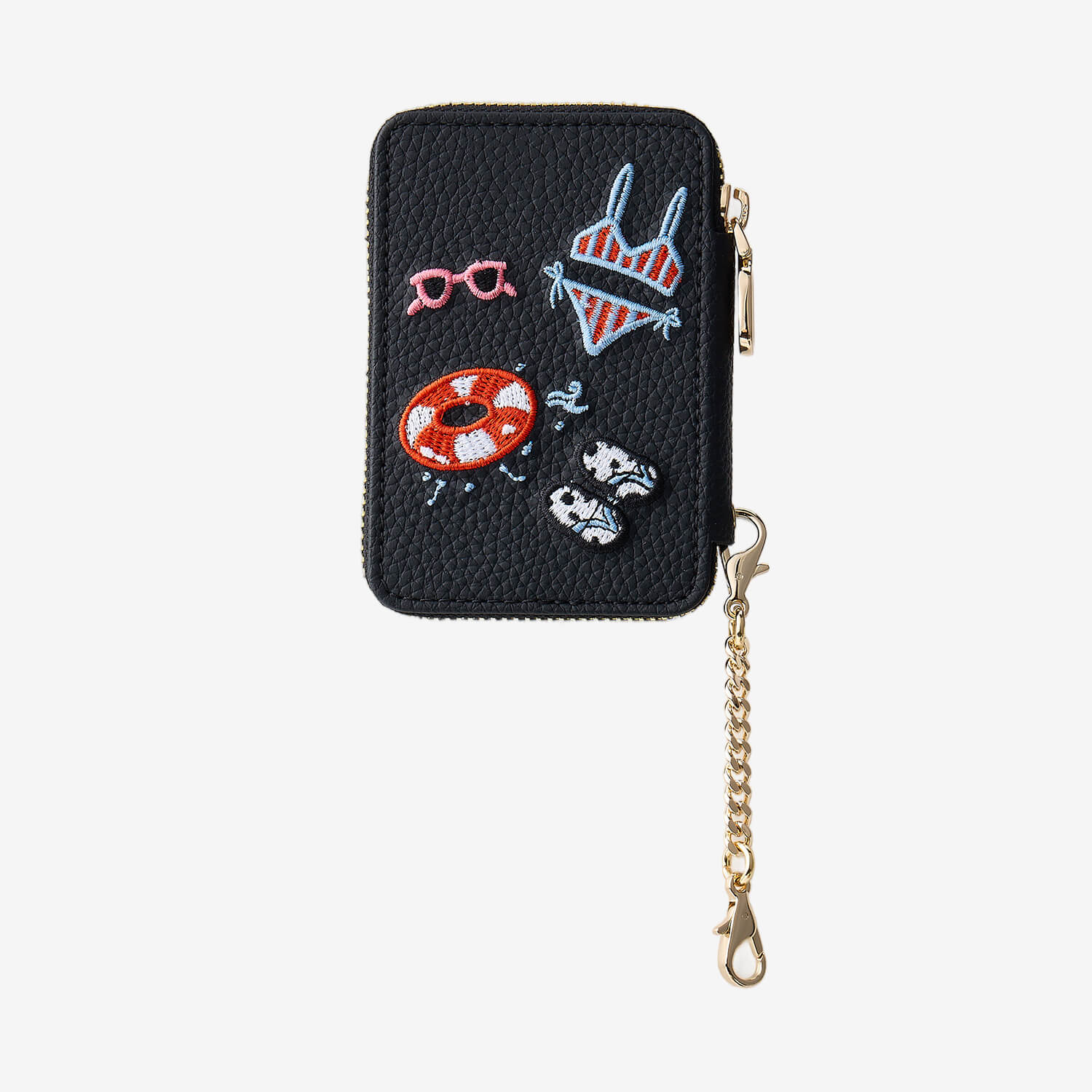 Embroidery Art- iPhone Wallet Case with Adjustable Crossbody Strap