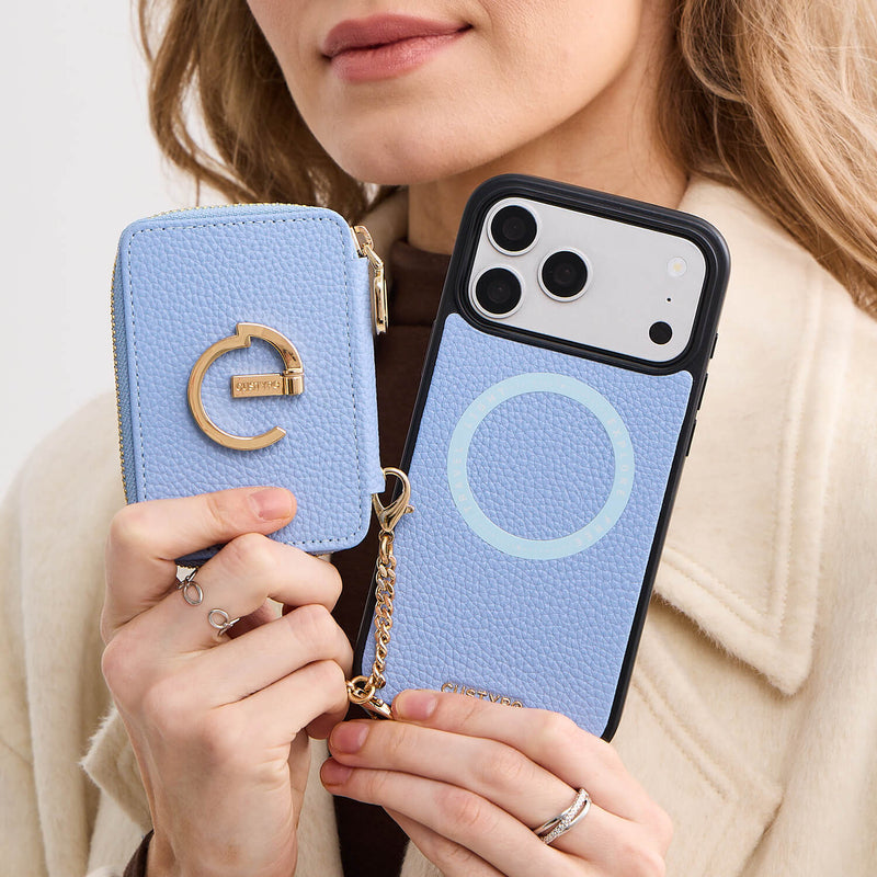 Heart Airpod Kit- Magnet Wallet Crossbody Phone Case with Airpod Pouch