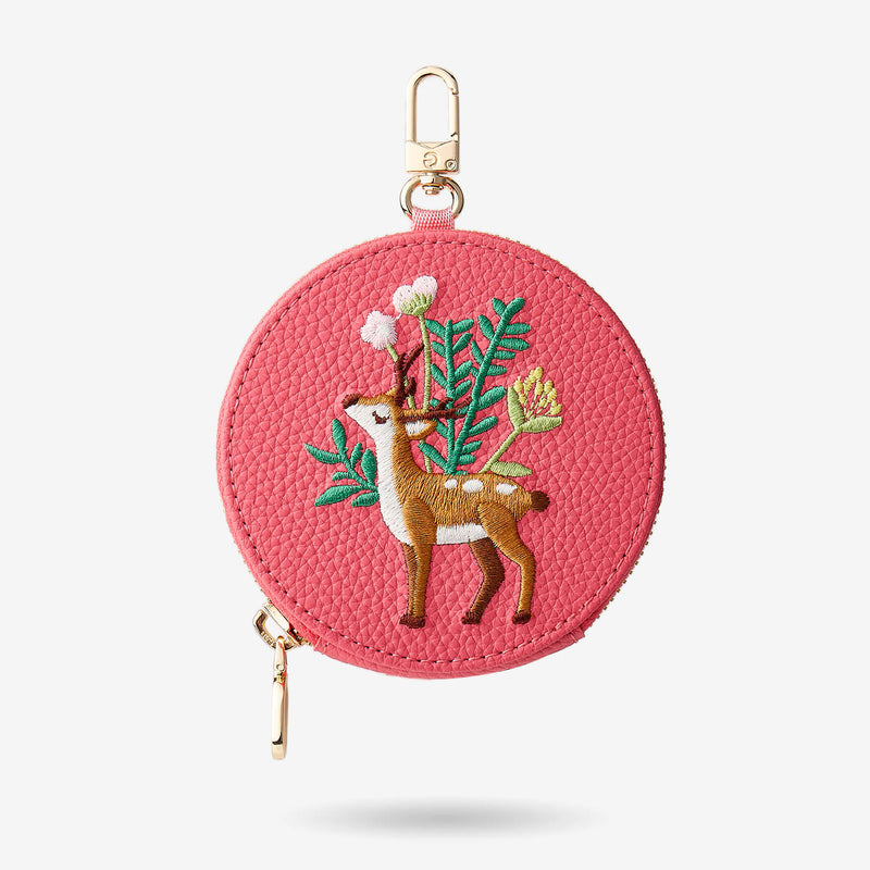 Embroidery Art- iPhone Wallet Case with Adjustable Crossbody Strap