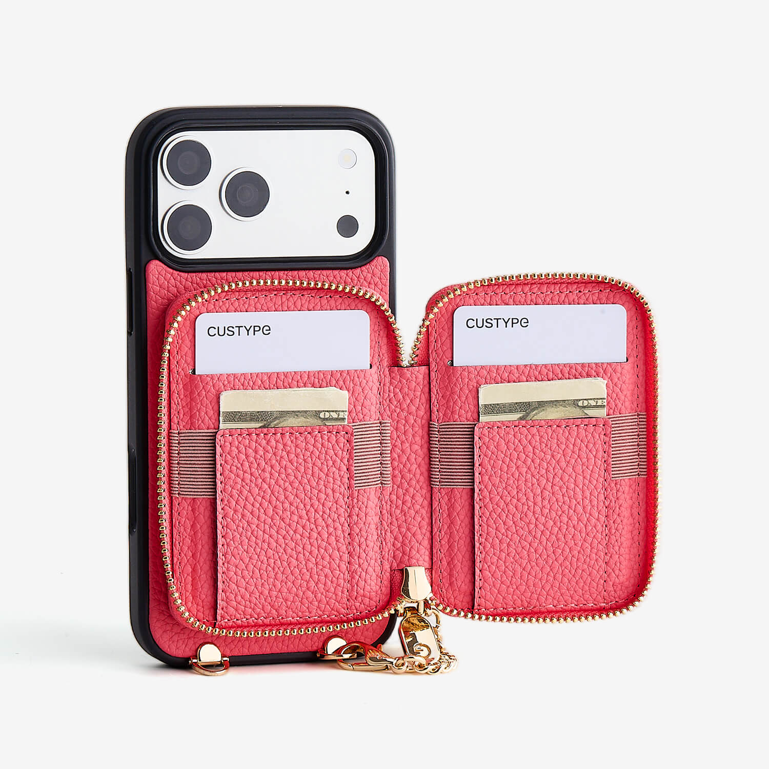 Embroidery Art- iPhone Wallet Case with Adjustable Crossbody Strap