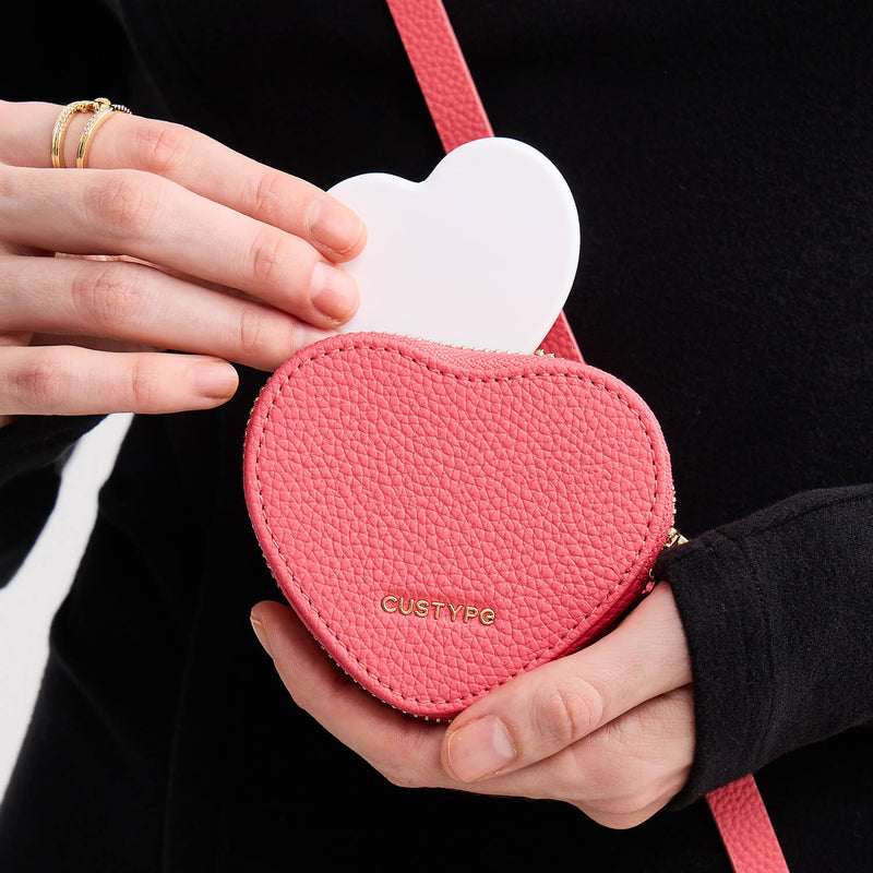 Heart Airpod Kit- Magnet Wallet Crossbody Phone Case with Airpod Pouch
