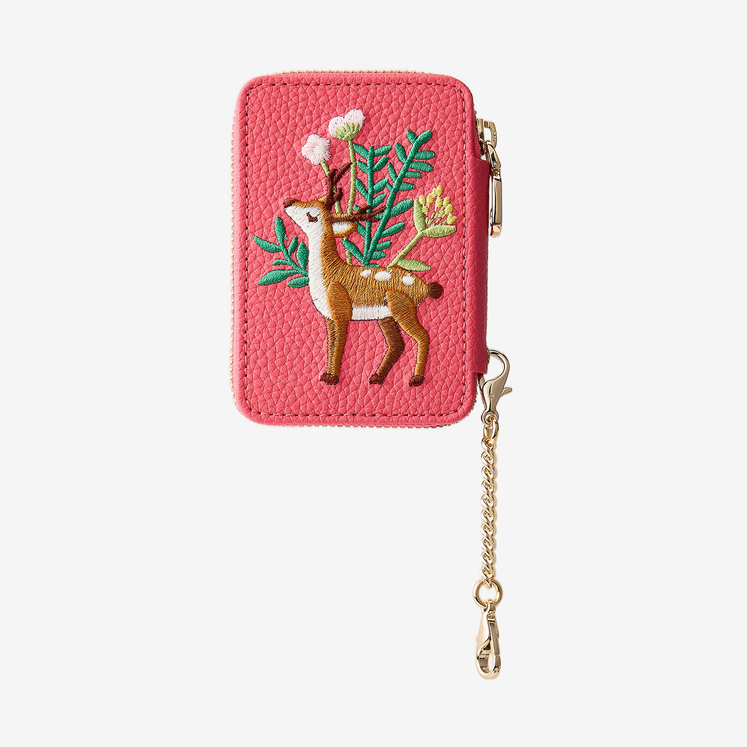 Embroidery Art- iPhone Wallet Case with Adjustable Crossbody Strap