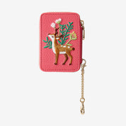 Embroidery Art- iPhone Wallet Case with Adjustable Crossbody Strap