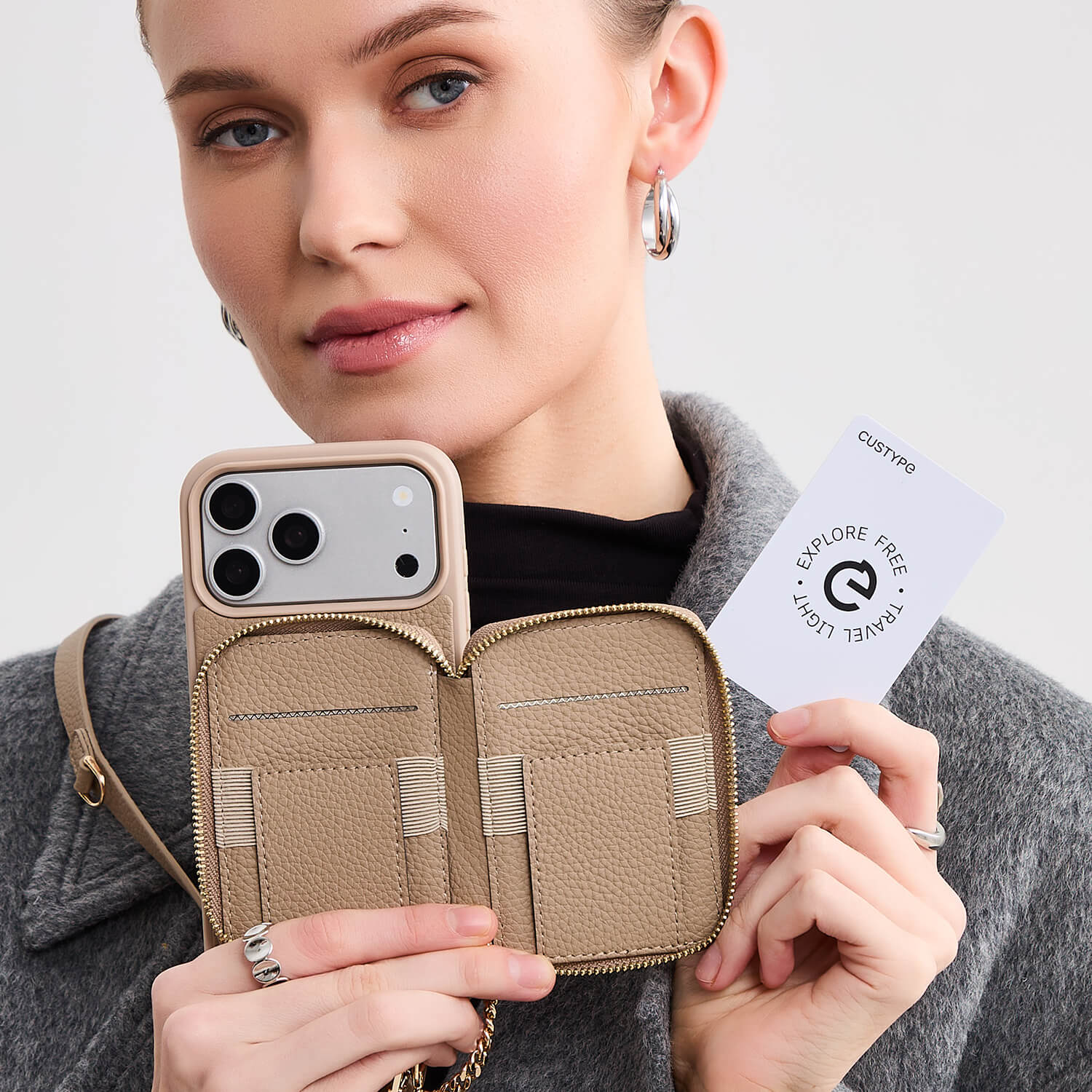 Heart Airpod Kit- Magnetic iPhone case with Strap & Stand