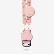 Morandi Grace Kit- Magnetic Crossbody Phone Case with Heart Pouch-Mobile Phone Cases-DETACHABLE WALLET & PHONE POUCH