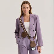 クリスマス限定キット - モランディ iPhone ウェビング クロスボディケース（ハートポーチ付き）