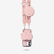 Morandi Grace Kit- Magnetic Crossbody Phone Case with Heart Pouch-Mobile Phone Cases-DETACHABLE WALLET & PHONE POUCH