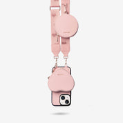 Morandi Grace Kit- Magnetic Crossbody Phone Case with Heart Pouch-Mobile Phone Cases-DETACHABLE WALLET & PHONE POUCH