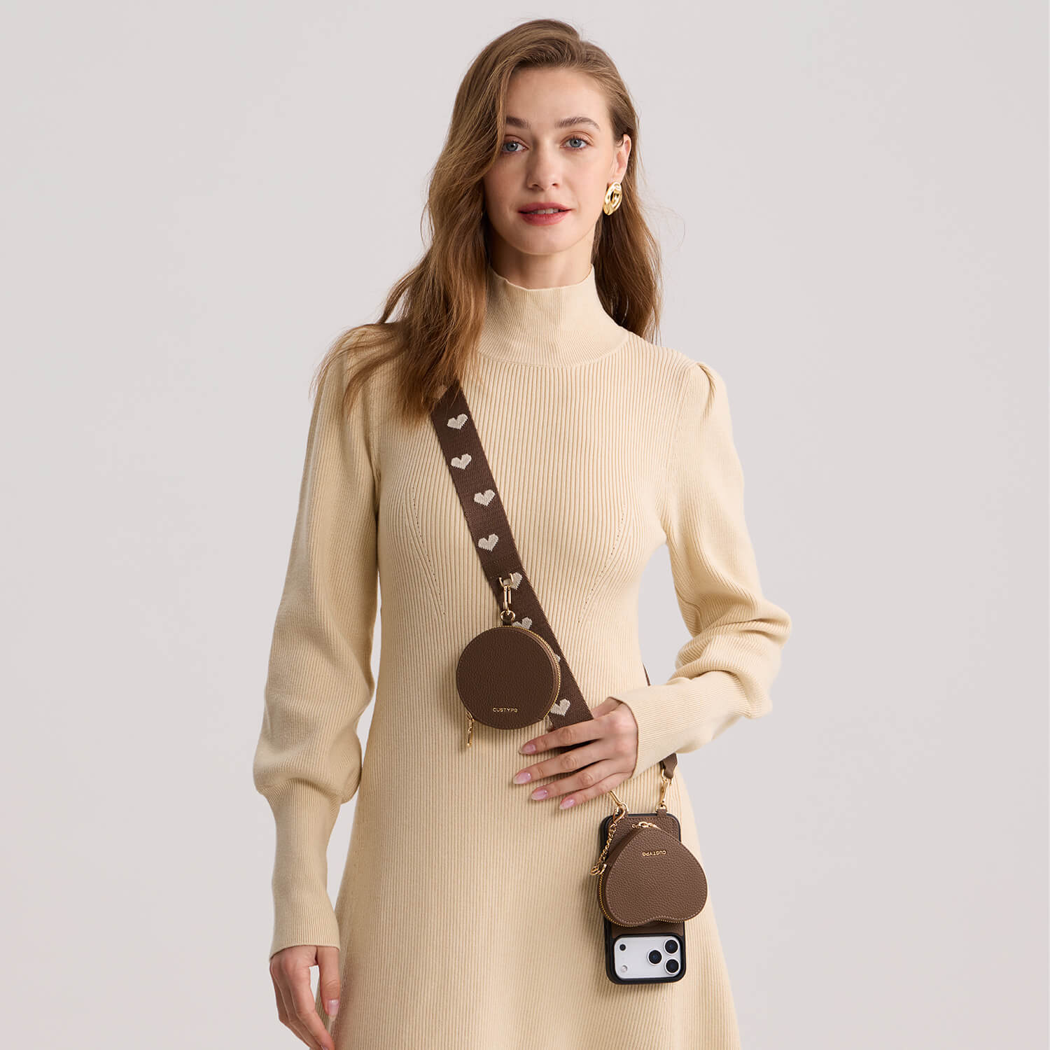 Custype iPhone 17シリーズ クロスボディケース（ウォレット内蔵）