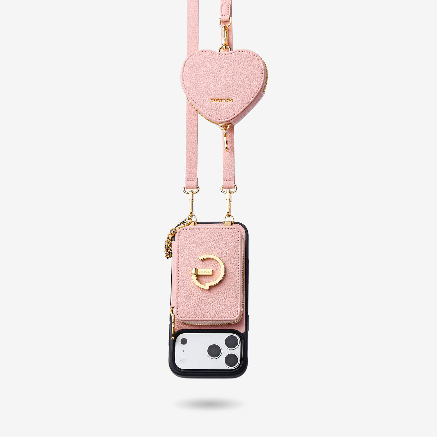 Heart Airpod Kit- Magnetic iPhone case with Strap & Stand