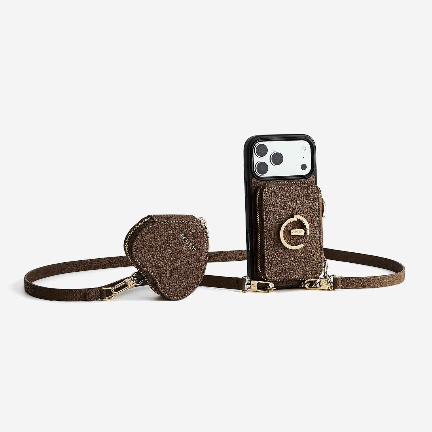 Heart Airpod Kit- Magnetic iPhone case with Strap & Stand