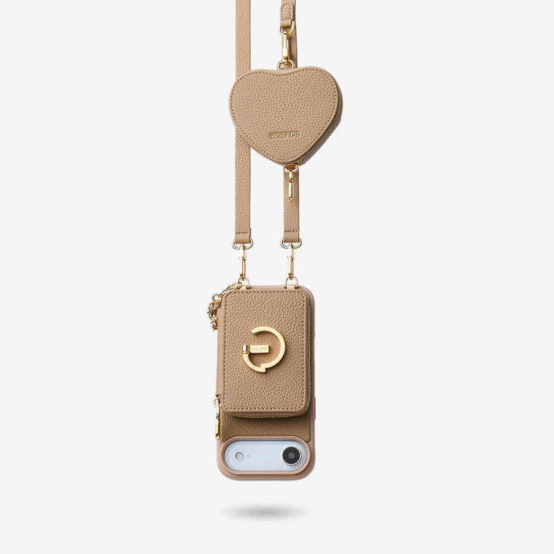 Heart Airpod Kit- Magnetic iPhone case with Strap & Stand-Custype