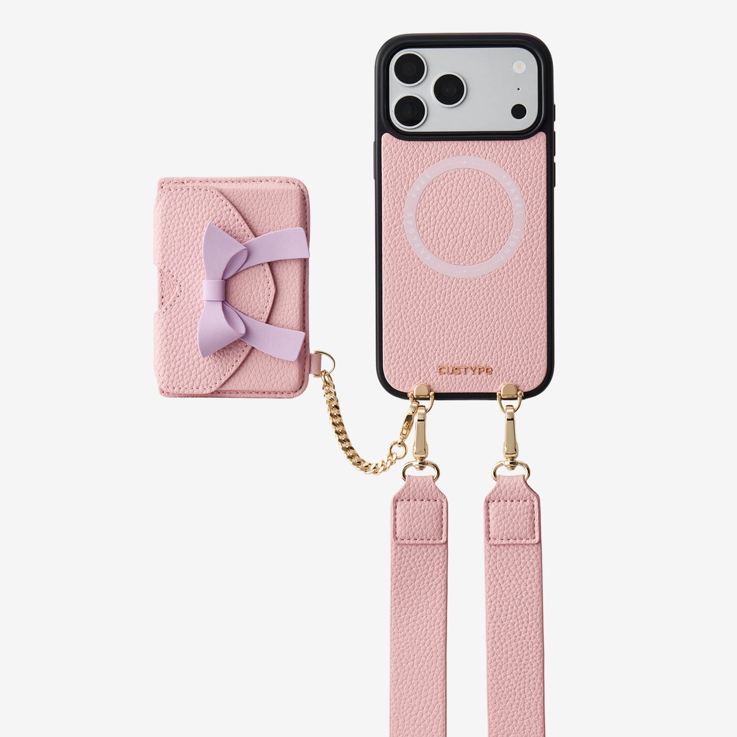 iPhone 16 Pro Wallet Phone Case with Crossbody Strap & Wristlet
