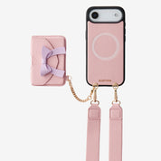 Flutter Flow- Magnetic Phone Case with Card Holder & Wide Strap