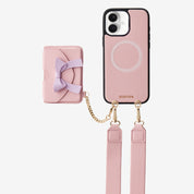 Flutter Flow- Magnetic Phone Case with Card Holder & Wide Strap