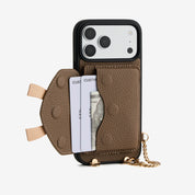 Flutter Flow- Magnetic Phone Case with Card Holder & Wide Strap