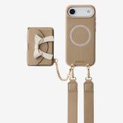 Flutter Flow- Magnetic Phone Case with Card Holder & Wide Strap
