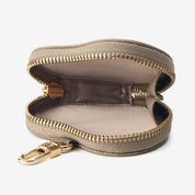 Morandi Grace Kit- Zipper Heart Airpods Case-AirPods case-Lychee Pattern Leather Mini Zip Pouch