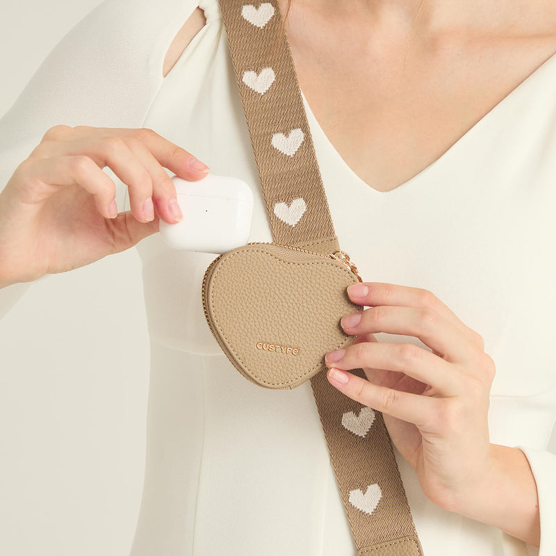 Morandi Grace Kit- Magnetic Phone Crossbody Case with Airpods Pouch-Mobile Phone Cases-DETACHABLE WALLET & PHONE POUCH