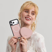 Morandi Grace Kit - マグネット式クロスボディケース（AirPods用ポーチ付き） - iPhone 15