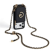 Women's crossbody phone case black