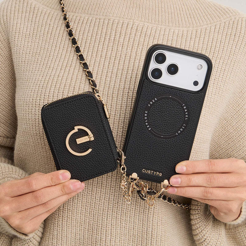 Leather iphone case crossbody iPhone17pro