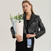 Crossbody Wallet Phone Case blue