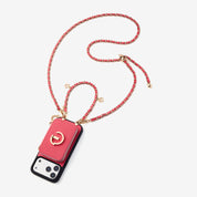 Leather iphone case crossbody