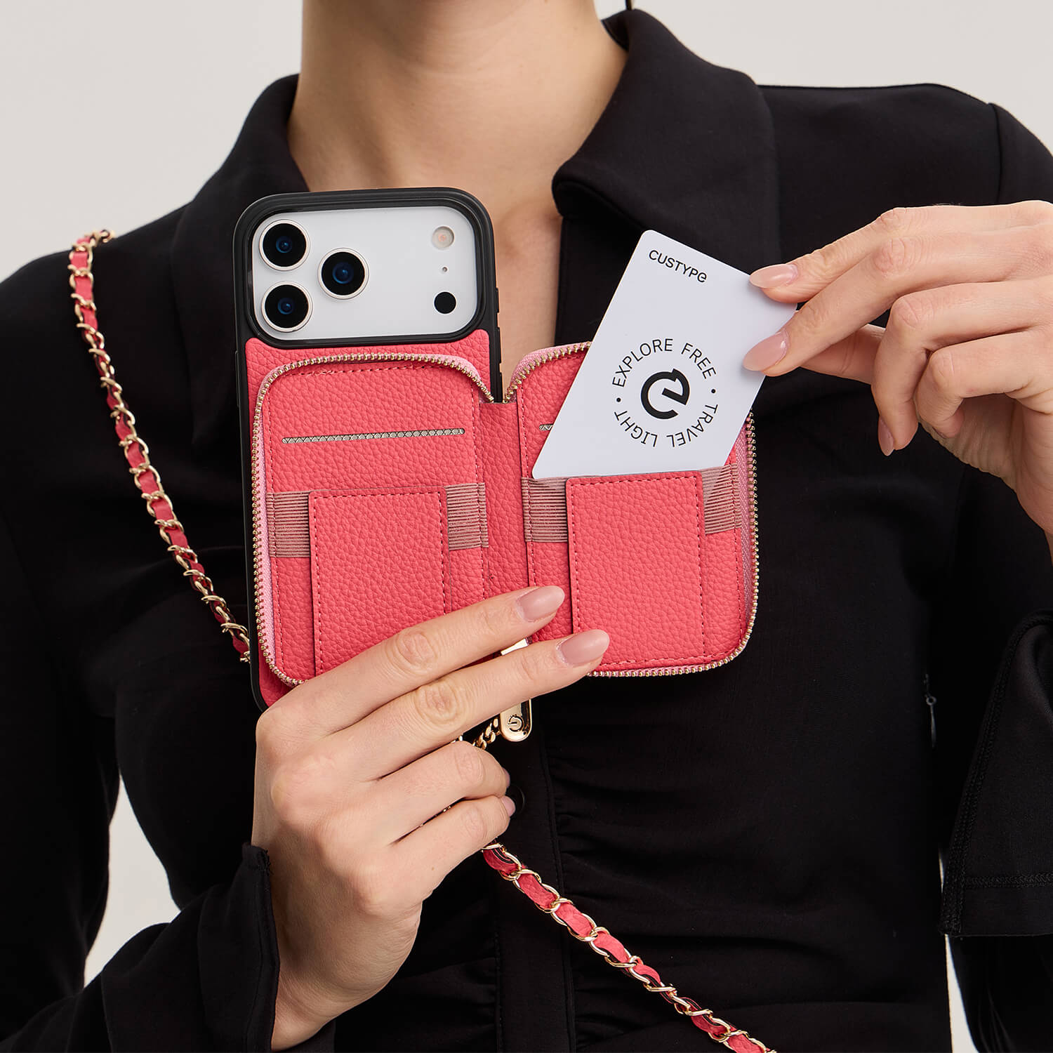 crossbody phone case With Card Holder