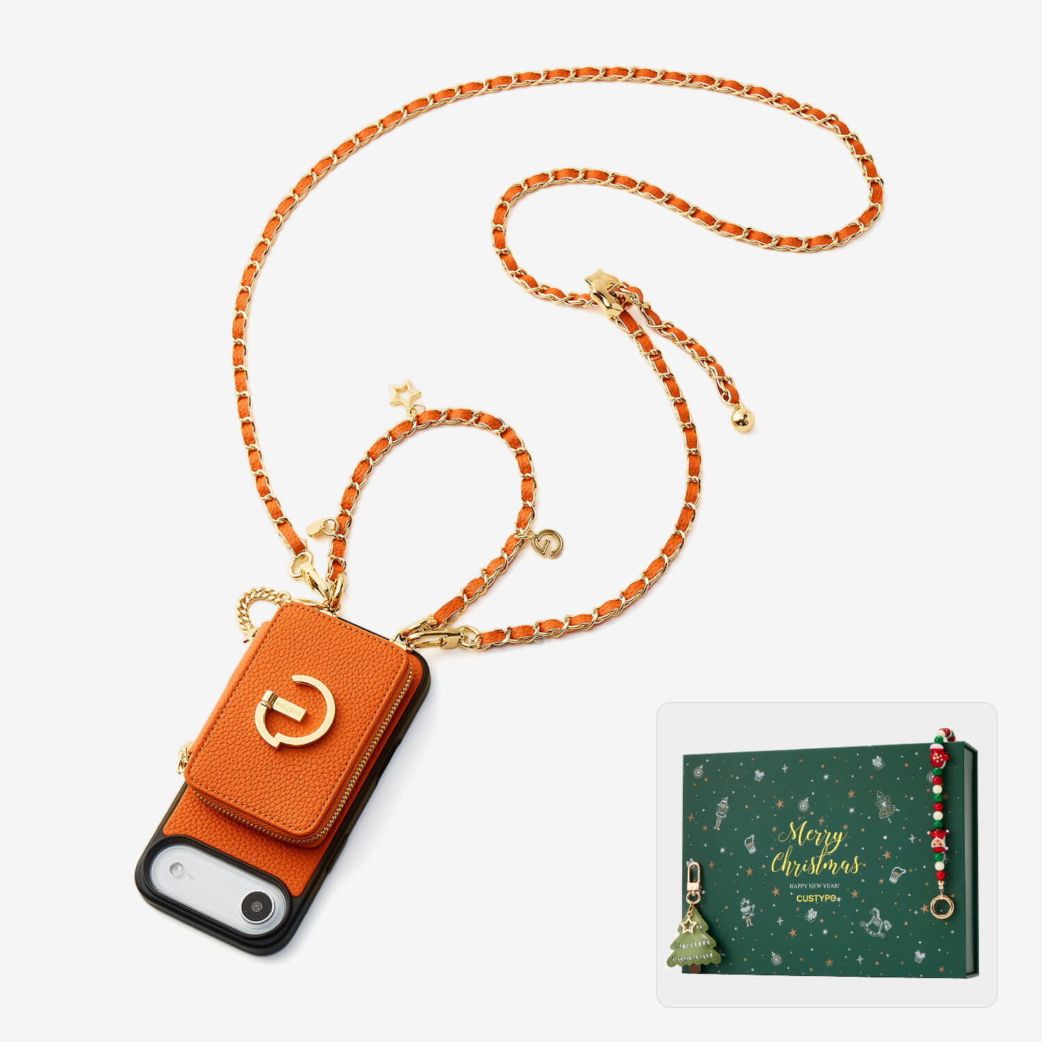 leather iphone case with strap