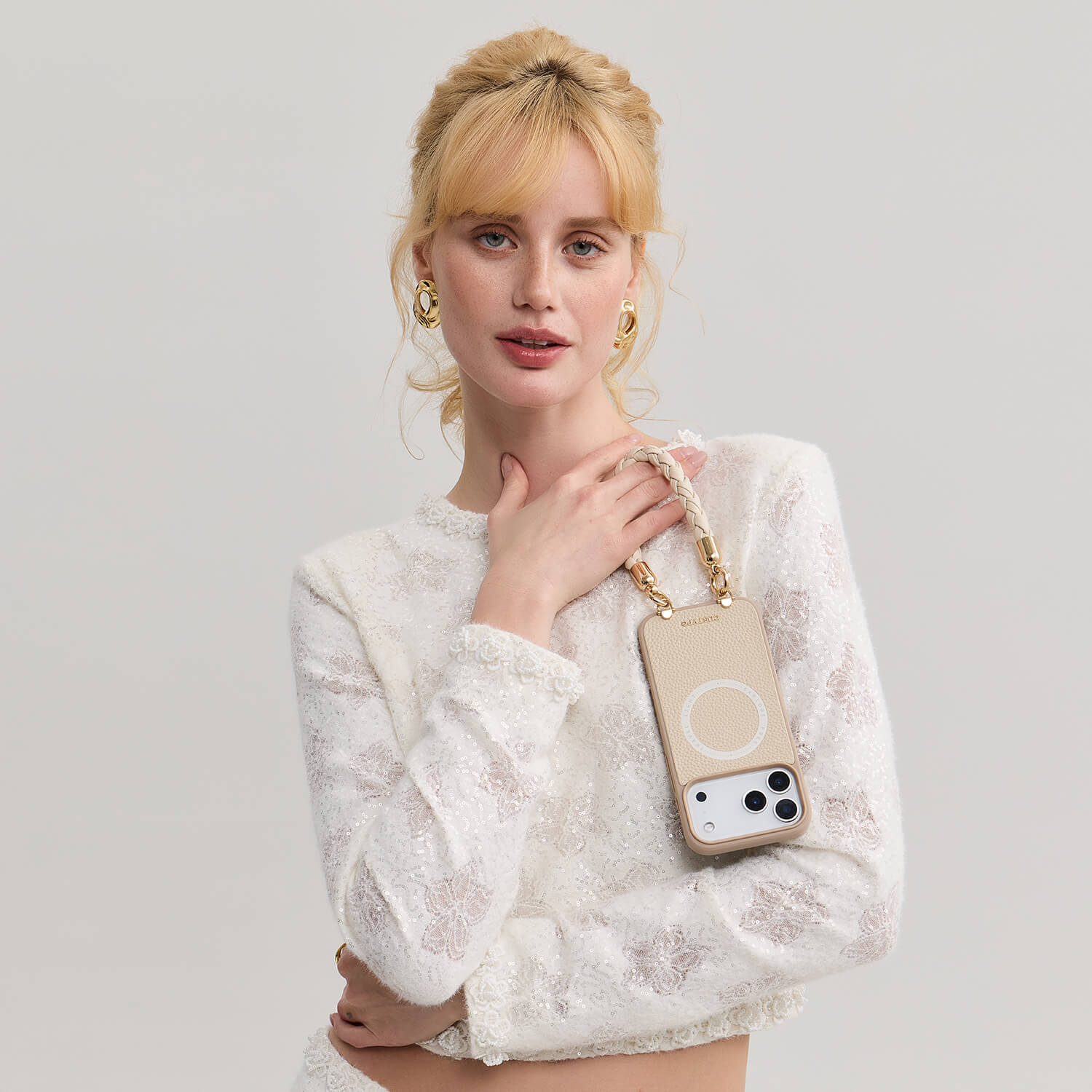 BraidTrend- Rope Style Wristlet Magsafe compatible Wallet Phone Case